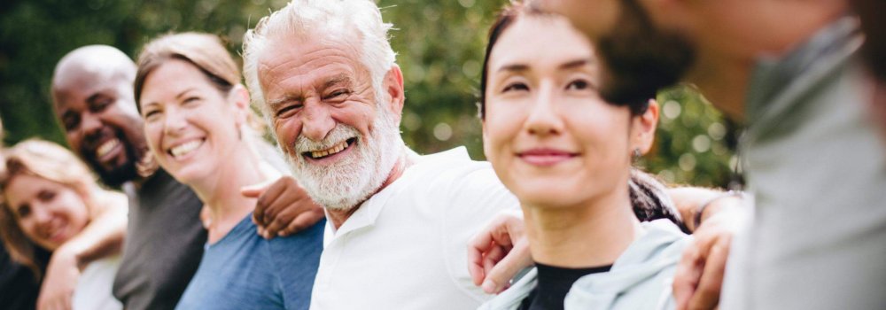 Happy,Diverse,People,Together,In,The,Park